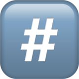 Емоджи хештега