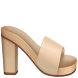 Жіноча сандалія з підбором