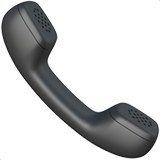 телефонна трубка емоджі