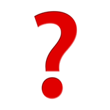 Червоний знак питання смайлик