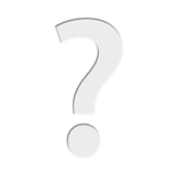 білий знак питання