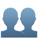 Силует бюстів емоджі